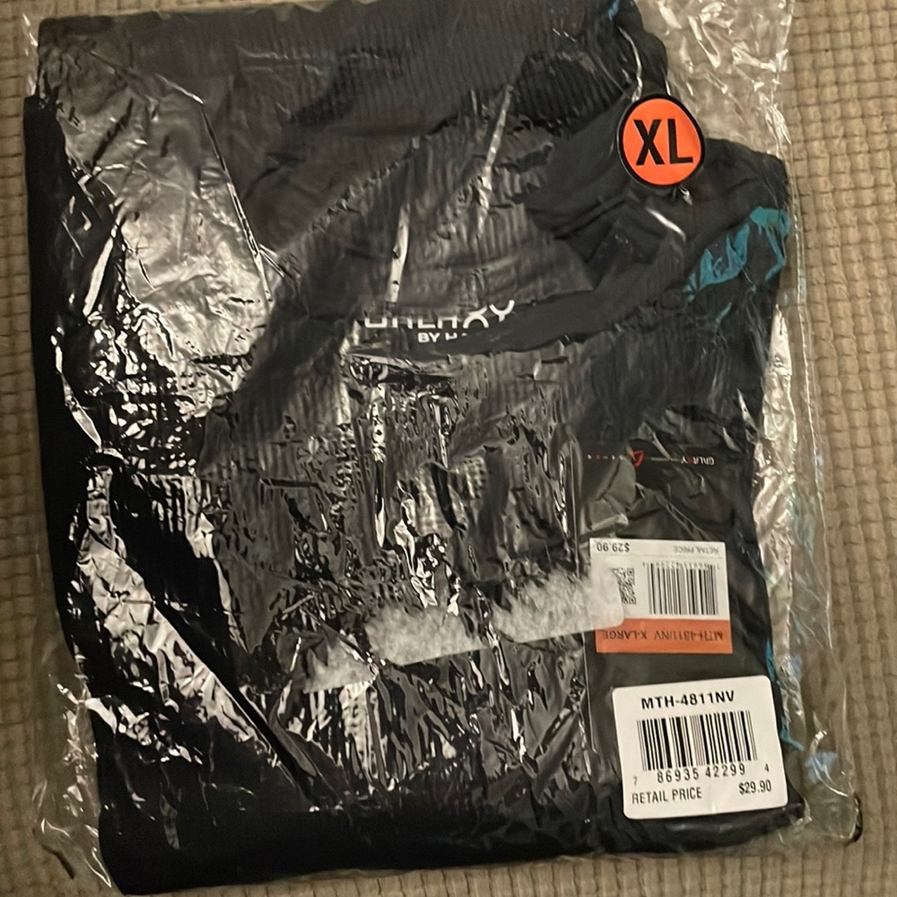 Mens Harvic XL black thermal shirt